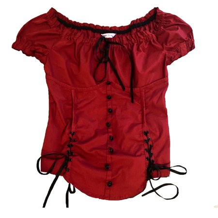 burgundy gothic lace up corset bustier top