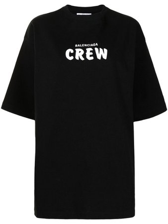 Balenciaga Crew logo print T-shirt