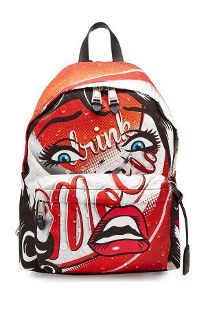 Printed Fabric Backpack Gr. One Size