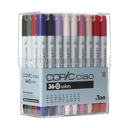 Copic Marker I6-PASTL Ciao Markers, Pastels, 6-Pack [1541014541-329576] - $14.87