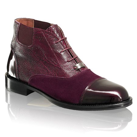 Store offer Russell & Bromley Boots uk R&B Women Russell & Bromley Berkley Lace-Up Ankle Boot Colour: Bordeaux, Hot Sale