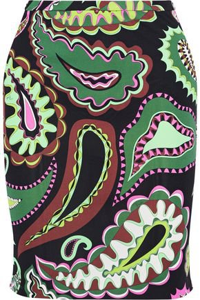 Printed stretch-jersey mini skirt | EMILIO PUCCI | Sale up to 70% off | THE OUTNET