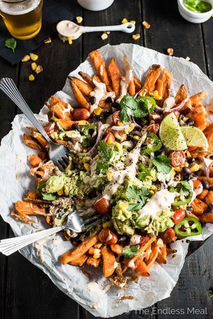 Loaded Food Truck Mexican Nacho Fries food