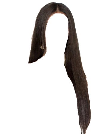 Long dark hair