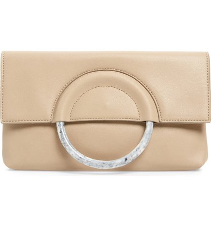 Leith Resin Handle Clutch | Nordstrom