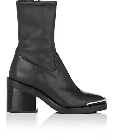 ALEXANDER WANG Hailey Leather Ankle Boots