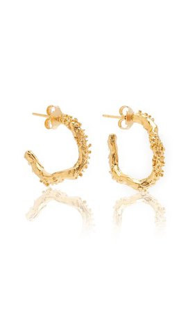 The Lunar Rocks 24k Gold-Plated Earrings By Alighieri | Moda Operandi