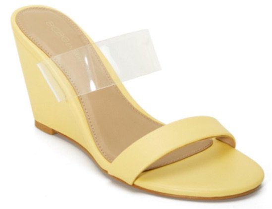 Yellow sandal Boston Proper