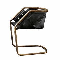 Italian black and gold Chair