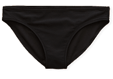 Aerie Wide Strap Scoop Bikini Top, True Black | Aerie for American Eagle