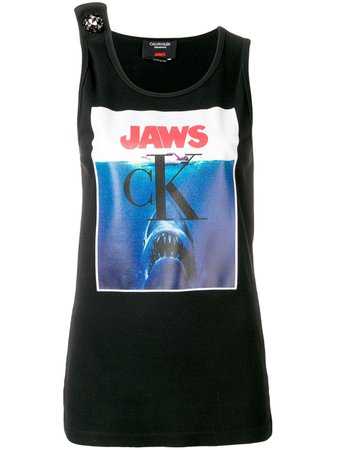 Calvin Klein 205W39nyc Jaws Embellished Logo Tank - Farfetch