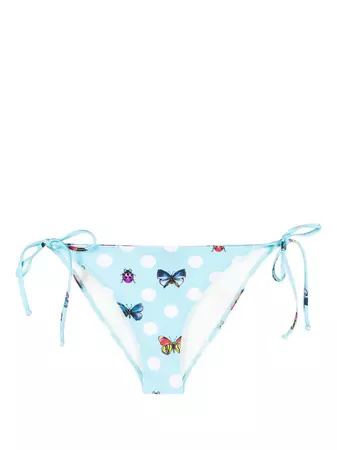 Versace Butterflies-print Bikini Bottoms - Farfetch