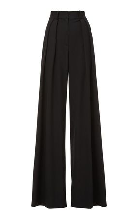 black tailored trousers