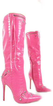 pink public desire cardi boots