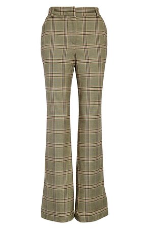 Topshop Plaid Flare Suit Trousers | Nordstrom
