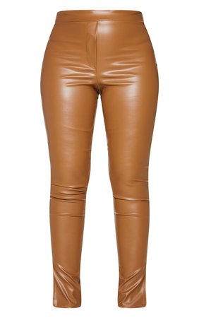 Bronze leather pant
