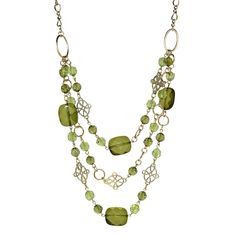 Green Chunky necklace