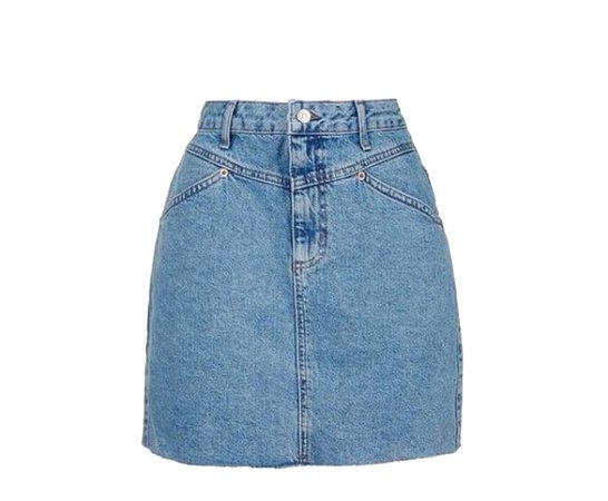 Light Blue Denim Skirt