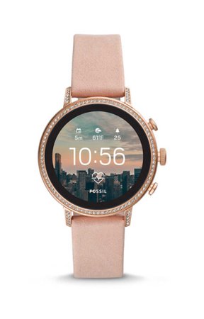 Fossil venture smart watch - gen 4 in blush leather