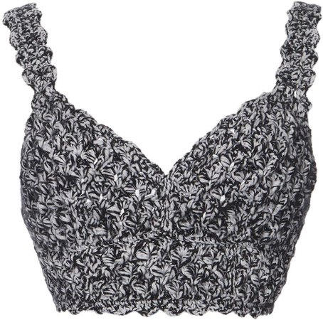 Dolce & Gabbana Sleeveless Knit Cropped Top