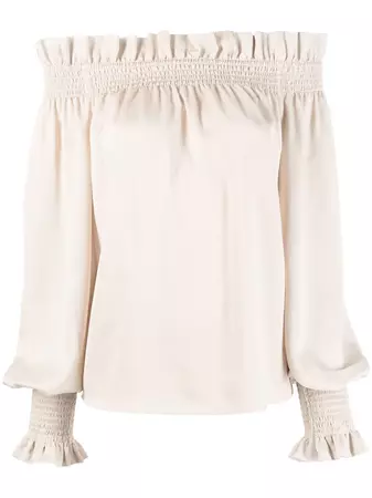 See By Chloé Elasticated off-shoulder Blouse