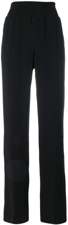 relaxed straight trousers