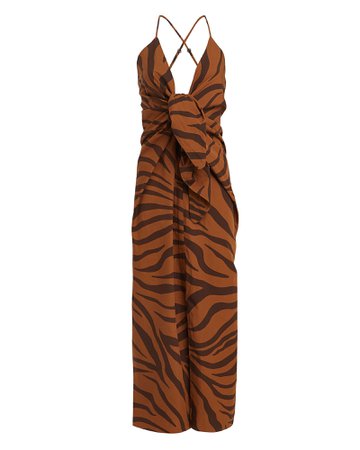 Mara Hoffman | Lolita Tiger-Printed Poplin Dress | INTERMIX®