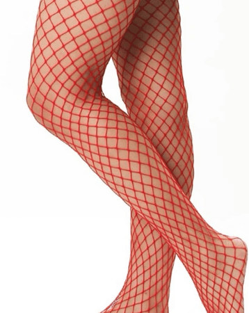 red fishnets
