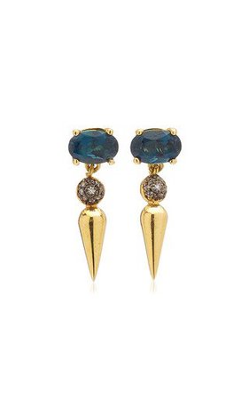 Crystal Statement Earrings By Oscar De La Renta | Moda Operandi