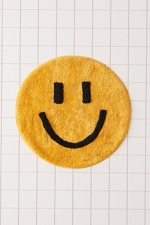 Happy Face Bath Mat | Urban Outfitters