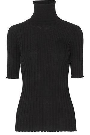 Bottega Veneta | Ribbed merino wool-blend turtleneck sweater | NET-A-PORTER.COM