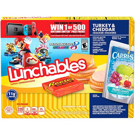 Oscar Mayer, Lunchables Lunch Combinations, Turkey & Cheddar Stackers , 8.9 oz: Amazon.com: Grocery & Gourmet Food