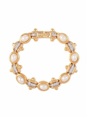 Susan Caplan Vintage 1990s D'Orlan pearl-embellished Bracelet - Farfetch
