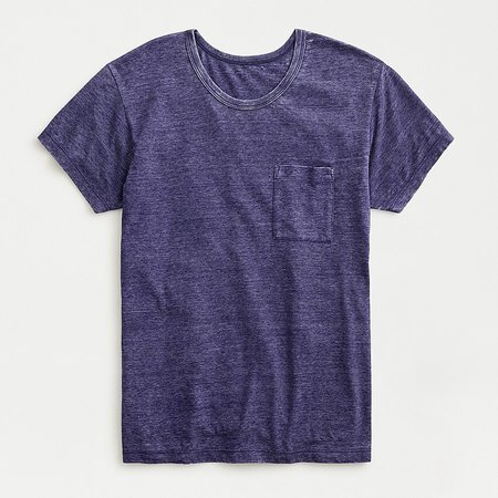 J.Crew: Made-in-LA Burnout Pocket T-shirt For Women