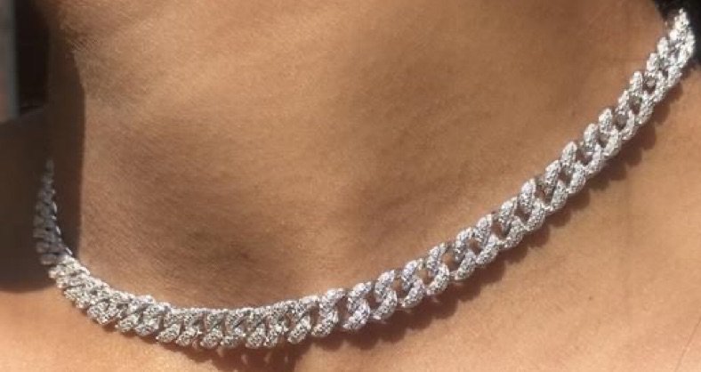 diamond tennis chain necklace