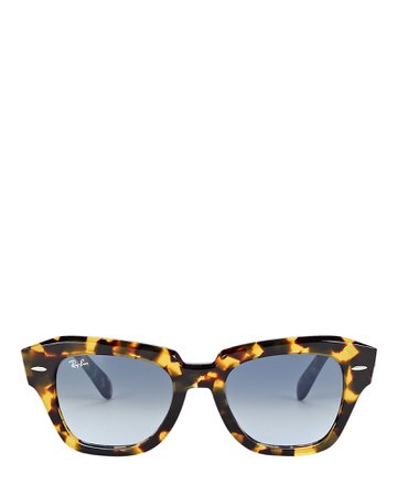 Ray-Ban State Street Tortoiseshell Sunglasses | INTERMIX®