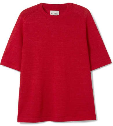 Carcel - Uni Baby Alpaca T-shirt - Red
