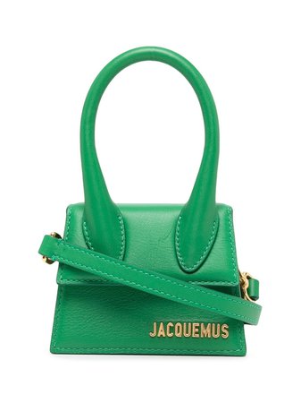 Shop Jacquemus Le Chiquito Moyen black leather top handle bag with Express Delivery - FARFETCH