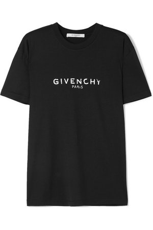 Givenchy | T-shirt en jersey de coton imprimé | NET-A-PORTER.COM