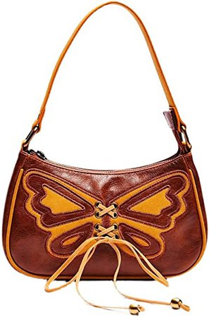 Amazon.com: Y2k Butterfly Purse Fairycore Dark Grunge Aesthetic Shoulder Bag Vintage 90s Fashion Cute Hobo Handbags Mini Retro Clutch Purses (Brown) : Clothing, Shoes & Jewelry