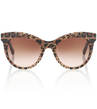 Leopard-Printed Sunglasses - Dolce & Gabbana | mytheresa.com