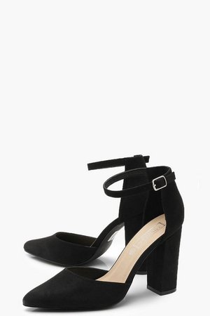 Pointed Ankle Strap Heels | Boohoo