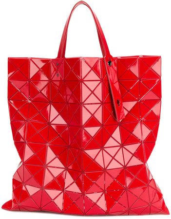 large geometric tote bag