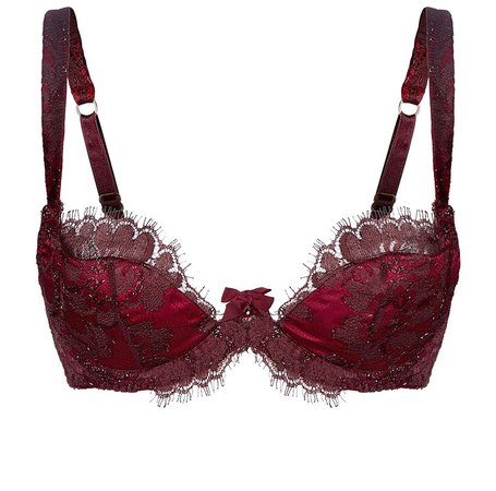 MARTY SIMONE • LUXURY LINGERIE - Agent Provocateur | Mei - in siam red silk satin &...