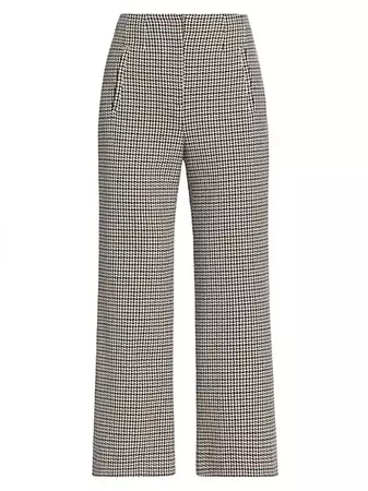 Shop Veronica Beard Dova Cropped Flared Trousers | Saks Fifth Avenue