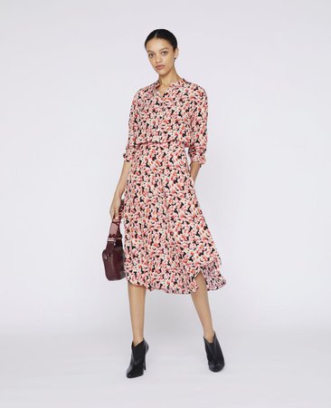 Women's Multi Colour Silk Blossom Print Skirt | Stella McCartney Women