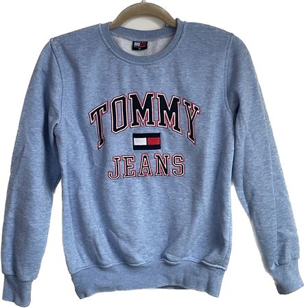 blue Tommy Hilfiger sweatshirt