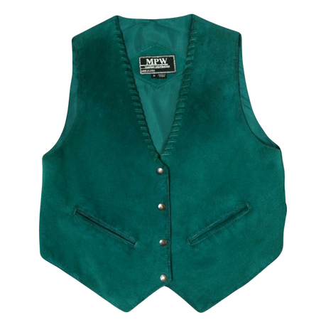 green waistcoat