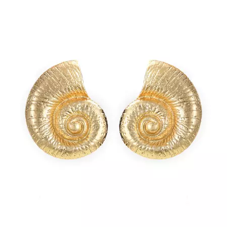 Vacation Beach Style Conch Alloy Female Earrings – Nutricaodiaria