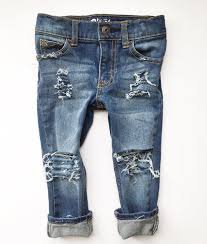 distressed baby jeans -